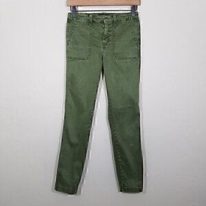 J. Crew Stretch‎ Olive Green Skinny Jeans Size 24
